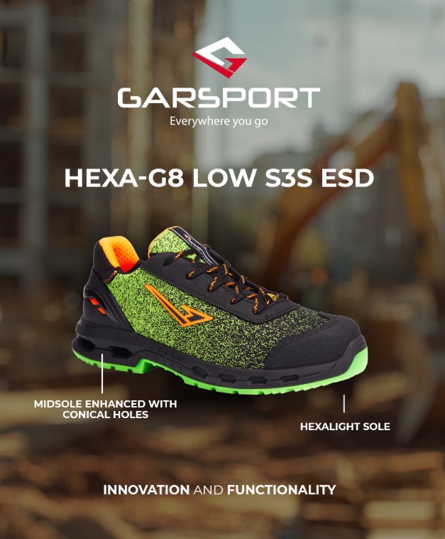 Garsport Hexa-G8 low S3S ESD - slika 2